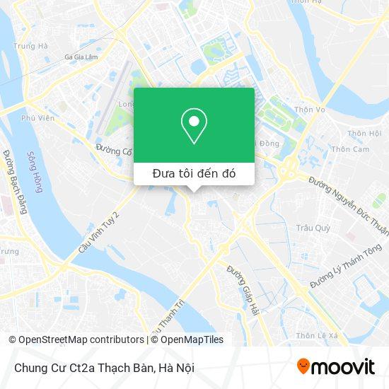Bản đồ hướng dẫn đường đi chi tiết đến Chung cư CT2A Thạch Bát Khối Long Biên